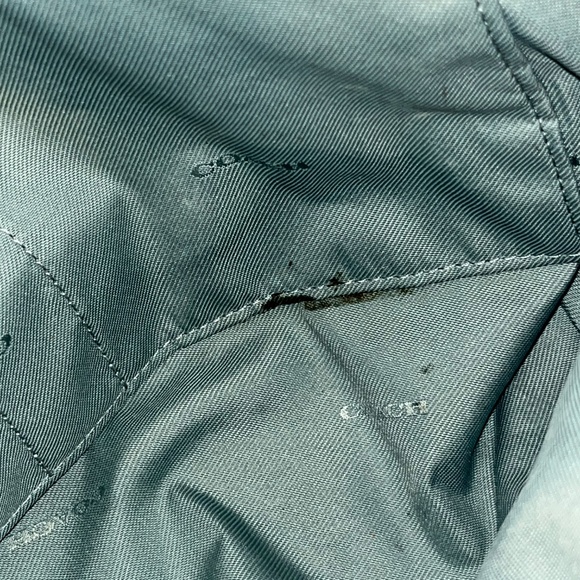 Coach Turnlock Chain Tote 27 57107 Chambray Blue - Picture 7 of 7